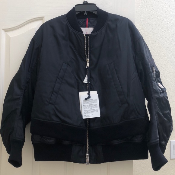 Moncler Jackets & Blazers - Moncler Aralia Layered Bomber Jacket